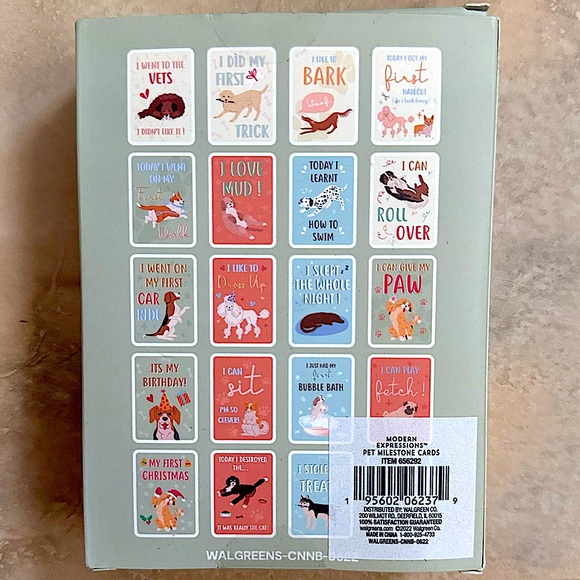 NWOT Puppy Milestone Cards - Picture 2 of 3
